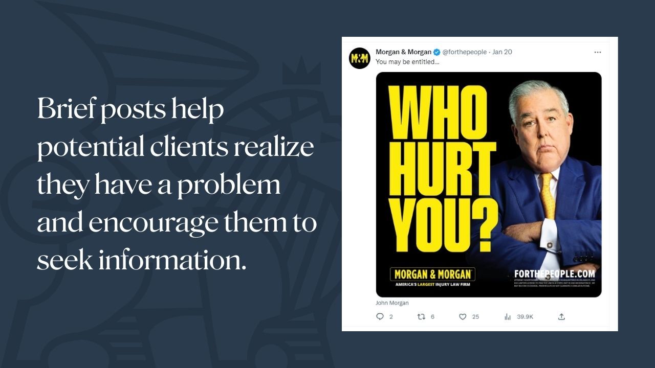 example of social media post
