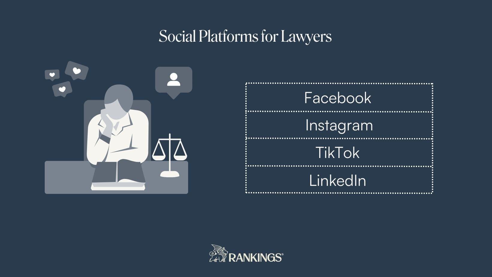 Social media marketing platforms for lawyers